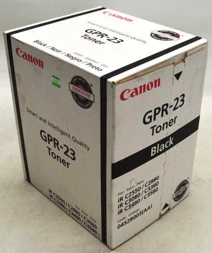 Genuine NEW Canon GPR-23 Black Toner C2550 C2880 C3080 C3380 C3480 C3580 - Picture 2 of 4