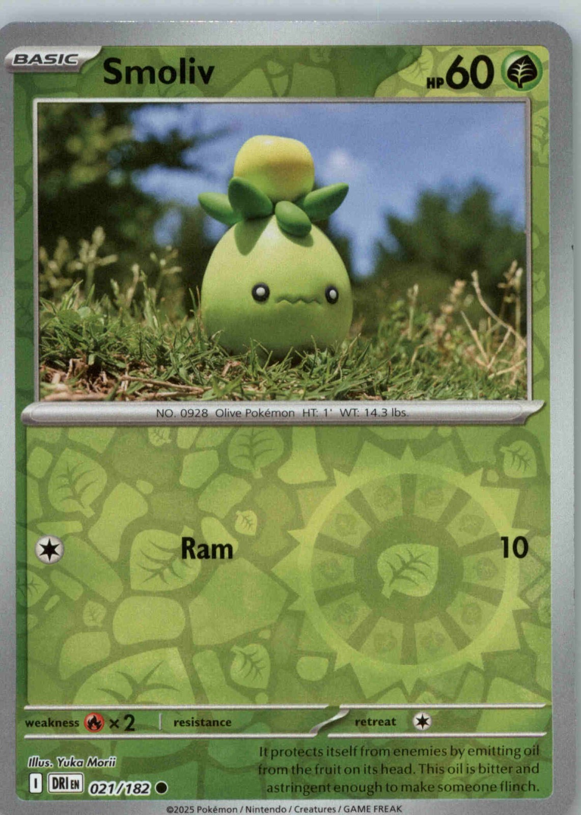 Smoliv 21/182 Reverse Holo SV Destined Rivals NM