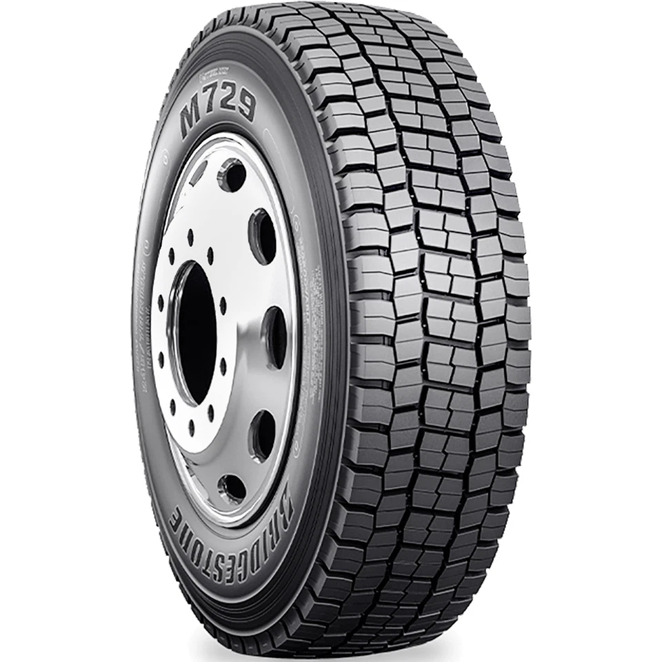 Tire Bridgestone M729F 225/70R19.5 Load F 12 Ply Drive Commercial - Image 4 of 4