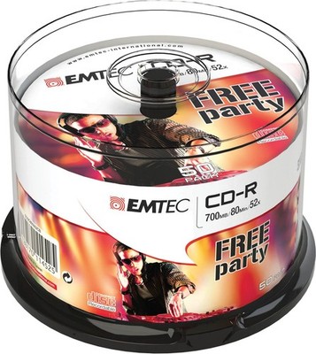 Emtec ECOC805052CB CD-R 700MB 50pcs 52x Cake NEW  PACKAGING 26 ~E~