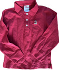 Disney Shopping Mickey Mouse Vacation Long Sleeve Red Polo Shirt Small Sz 5 — photo 2
