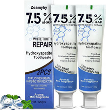 7.5 Hydroxyapatite Toothpaste for Advanced Enamel Protection, Appropriate for S