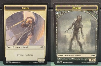 Angel 002/021 Zombie 007/021 Token Modern Horizons Card Game Near Mint TCG MTG