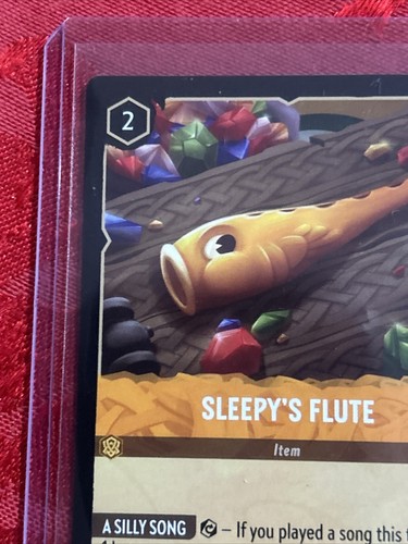 Disney Lorcana: Rise of the Floodborn - Sleepy's Flute - 34/204 - Rare - Picture 3 of 8