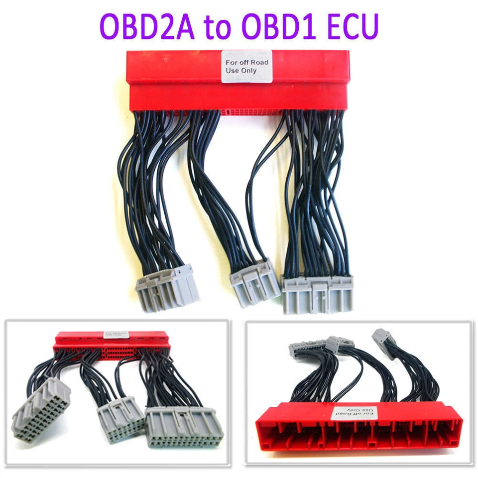 Adaptador de conversión de arnés de puente ECU OBD2A a OBD1 para Honda Civic 1996-1998 Foto 2 de 4