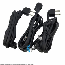 3 PACK Samsung 5 Feet Power Cord 90° Right Angle 2 Prong (Fit Many Device) [LN]™