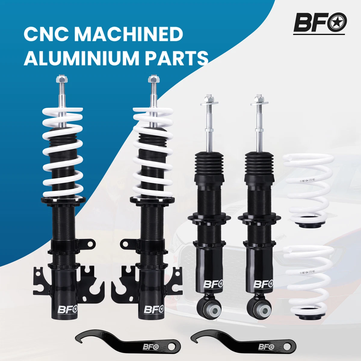 BFO Adjustable Height Coilover Coilovers For Holden VE Commodore
