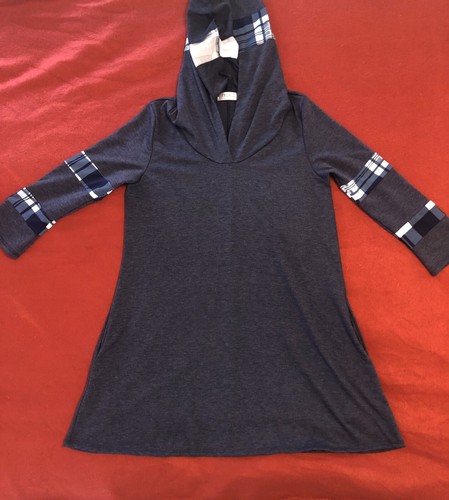 Frumos Navy Pocket Túnica Sudadera con capucha S - Imagen 6 de 10