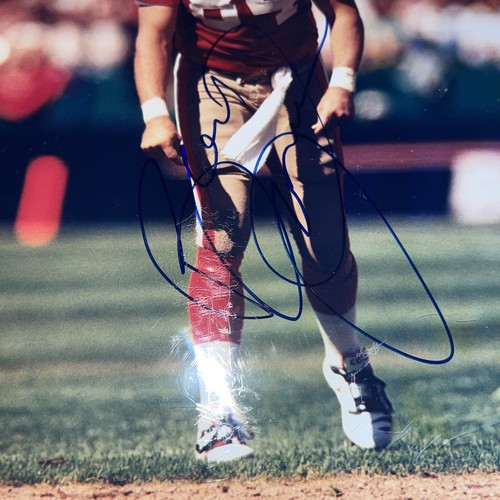 BRENT JONES SIGNED AUTOGRAPHED 8x10 PHOTO SAN FRANCISCO 49ERS Plaque Wall Auto - Picture 3 of 11