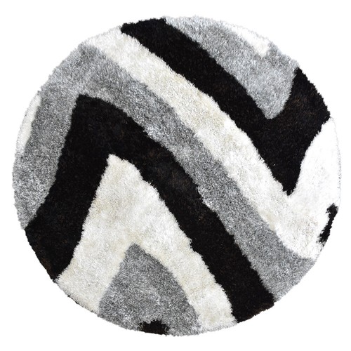 Hand Tufted Shag Polyester Area Rug Contemporary Multicolor BBH Homes BBK00047 - Picture 66 of 97
