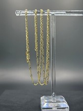 Collar de cadena de eslabones Figaro de oro amarillo real 14K 26" 2,5 mm 2,97 gr - Genuino 585