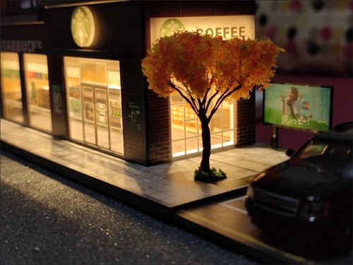 NW 1/64 Diorama Parking Lot Model LED Diecast Car Garage Scene Display Case Gift - Picture 47 of 87