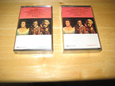 Verdi Rigoletto 70-2141 Cassette Tapes BRAND NEW SEALED