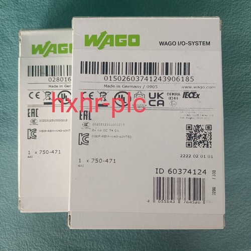 New In Box WAGO 750-471 4-Channel Analog Input PLC Module 750471 - Picture 1 of 4