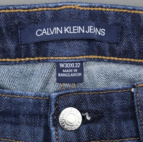 Jeans uomo Calvin Klein slim fit elasticizzato effetto invecchiato taglia 30x32 (Msr 32x31) - Foto 3 di 10