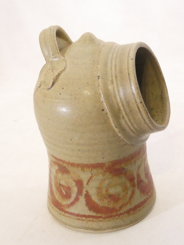 MPM Talog Mick Morgan Pottery Stoneware Salt Pig Vintage Spiral Decoration - Picture 4 of 12