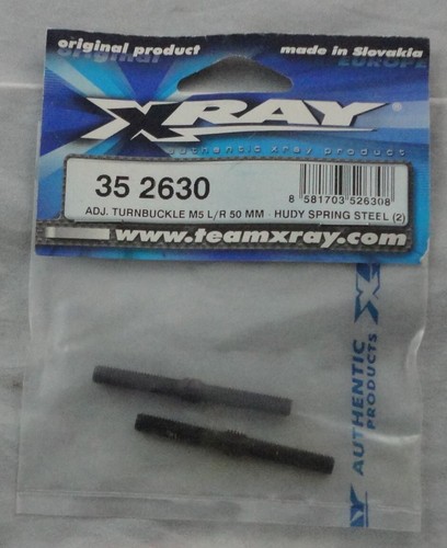 Team XRAY XB8/XB8R 1/8th Buggy 50mm Adjustable Turnbuckles XRA352630