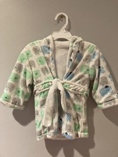 Fleece Baby Boy Robe 0-3months