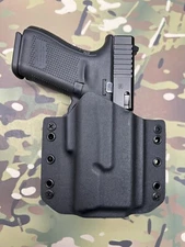 Black Kydex Light Bearing Holster for Glock 19 GEN5 Surefire XC1