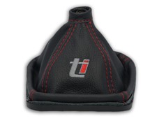 POUR ALFA ROMEO 159 04-11 SOUFFLET LEVIER DE VITESSE BRODERIE ti COUTURES ROUGE