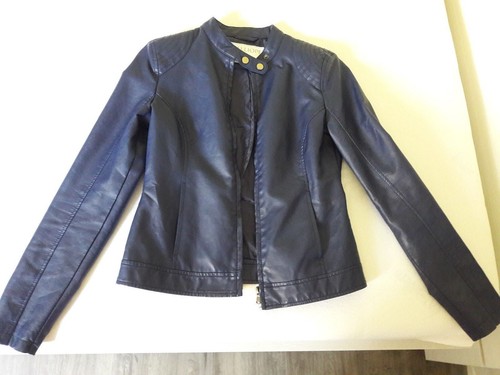 Giacca ecopelle donna Calliope colore blu taglia S | eBay
