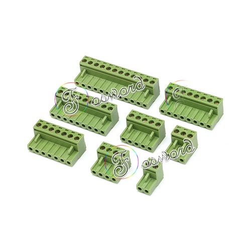 5.08mm PCB Terminal Block Connector 5.08mm Pitch 2 to 12 Pin Plug-in Screw Mount - Picture 1 of 11