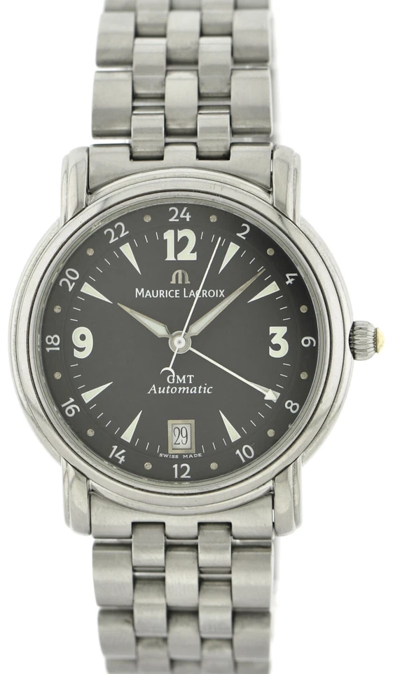 Maurice Lacroix Pontos GMT Automatic Herrenuhr Edelstahl Ref. 10818-1103 2020 - Bild 2 von 4