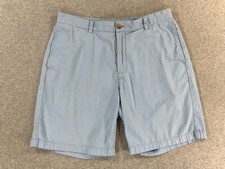 Vineyard Vines Cotton Casual Chino Shorts Men's Size 36 Blue - 9"