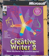 GENUINE Microsoft Creative Writer 2 0 Authentic NEW  SEALED Windows 95