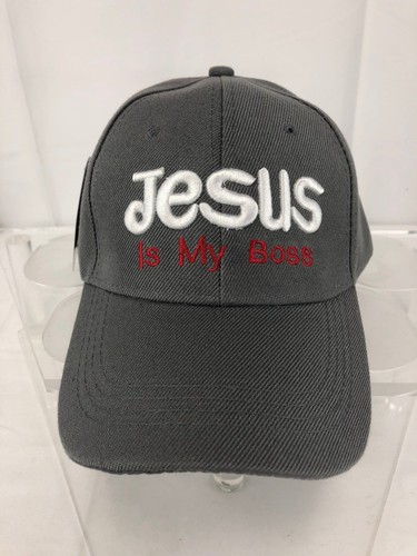 Cappello Berretto Baseball "Jesus Is My Boss" Regolabile Taglia Unica Adatto a Tutti - Foto 25 di 45