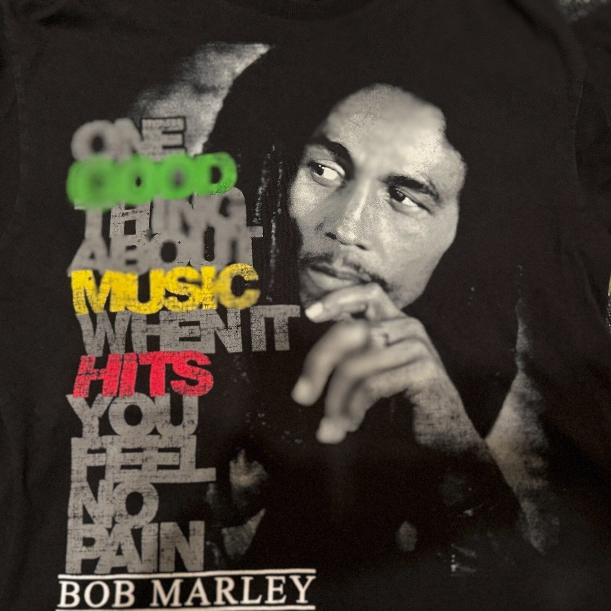 Bob Marley, One Good Thing About Music, Men's Cotton T-Shirt