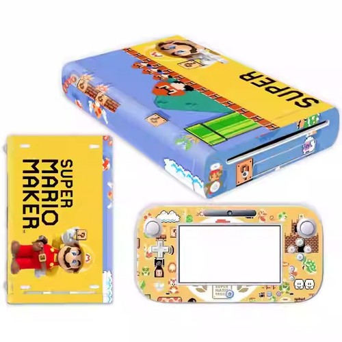 Cartoon 219 Skin Sticker Cover Soft Console & Controller for Nintendo Wii U - Picture 9 of 44