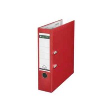 Image of Leitz 180 Lever Arch File Poly 80mm A4 Red (Pack of 10) 10101025