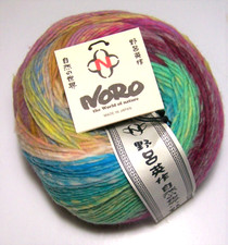 433 yard ball of NORO ITO worsted wool knitting yarn 40 MATSUYAMA