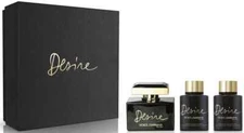 Desire by Dolce & Gabbana 3 Pc Set 2.5 oz EDP Spray, 3.3 oz Lotion & Gel RARE