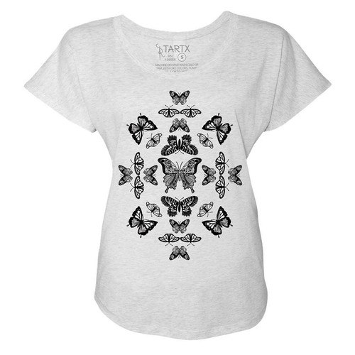 Butterfly Effect Tri-Blend Dolman T-Shirt XS-3XL - 第 17/18 張圖片