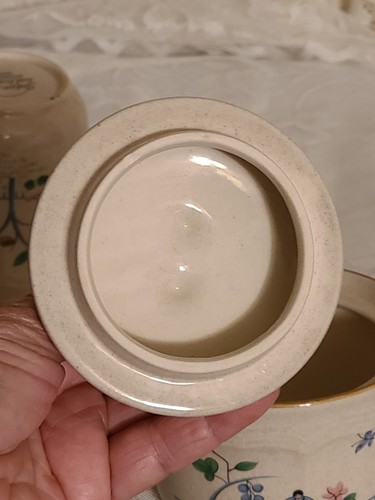 Vintage International Heartland Stoneware Creamer & Sugar Bowl w/Lid Japan Farm - Picture 5 of 12