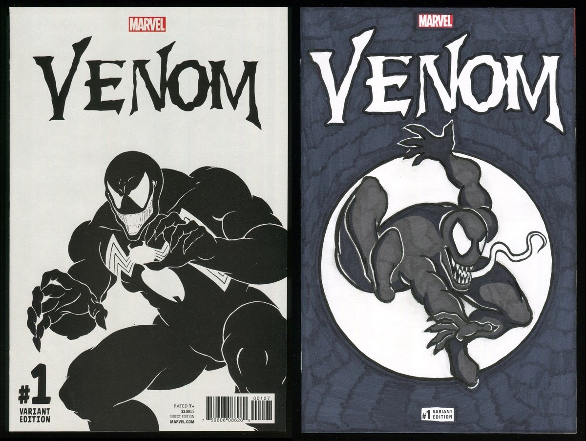 【VENOM】エンモー様☆専用ページ Venom 1 Todd McFarlane Sketch Variant Cover art Comic + bonus