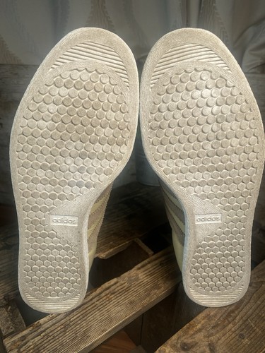Adidas Tabaco Cuero Cappuccino (2011) Originales City Casuals Apenas Usado UK9 - Imagen 9 de 15
