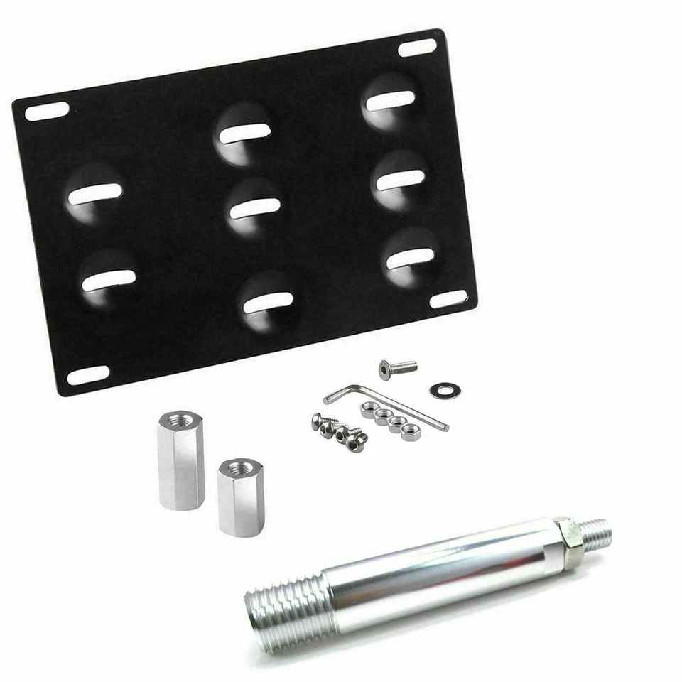 Soporte de montaje de matrícula de gancho de remolque delantero para Acura TLX 2015-2019 Honda Fit Foto 2 de 4