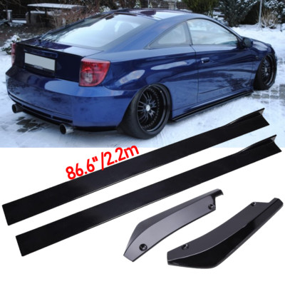 86.6'' 2.2m Sideskirts Seitenschweller Diffusor Heckspoiler für Toyota Celica T23