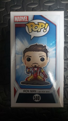 Funko Pop! Movies: Avengers: Endgame - Iron Man (I Am Iron Man) Metallic-GITD - Picture 4 of 8