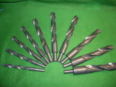 HSS Spiralbohrer DIN 338 reduzierter Schaft Metallbohrer Stahlbohrer 12-30 mm 