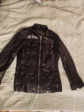 Autark Lederjacke Echtleder Neu Schwarz M