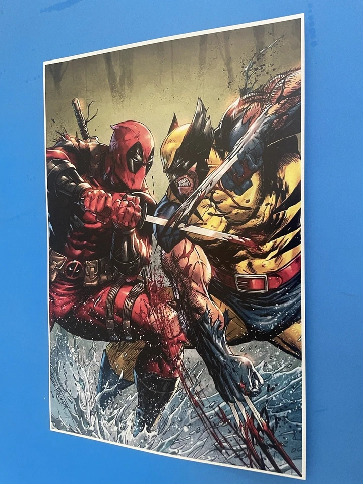 КОМИКСЫ MARVEL DEADPOOL & WOLVERINE ФИЛЬМ ПЛАКАТ PIN UP НОВЫЙ. - Изображение 2 из 3