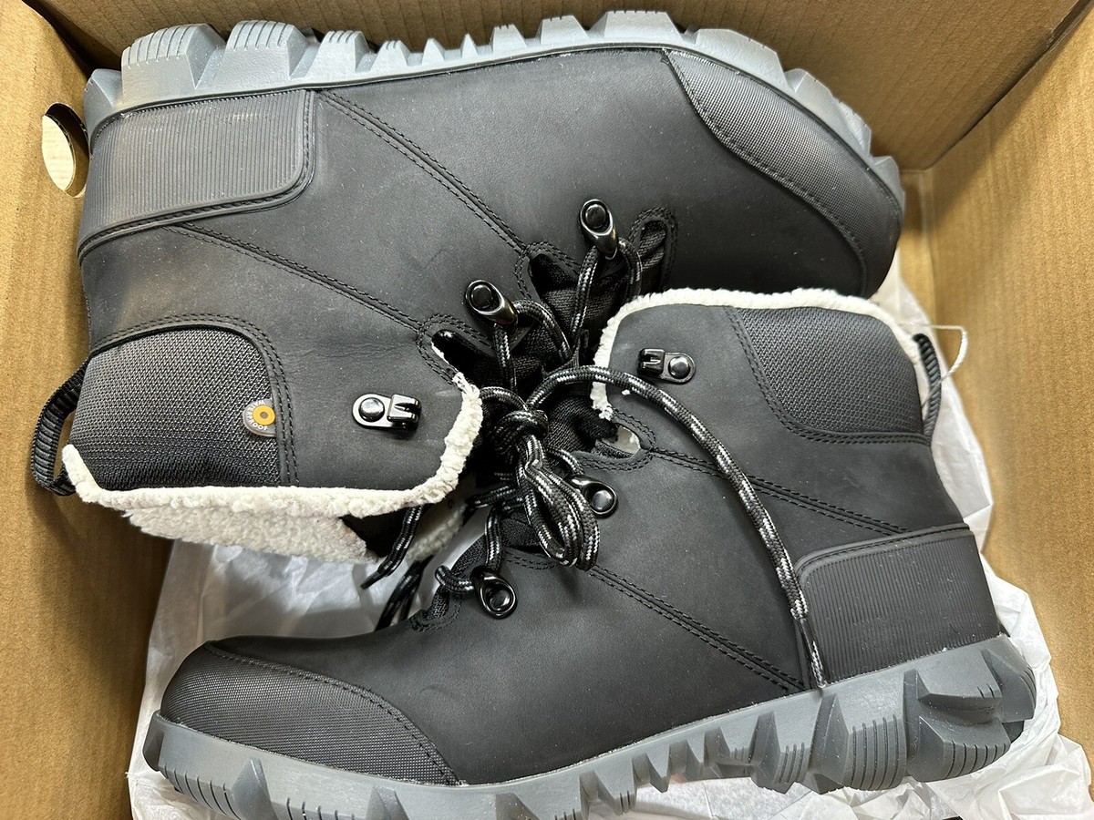 NEW Bogs Women's Arcata Dash Waterproof Boot Black Sz 10 | eBay
