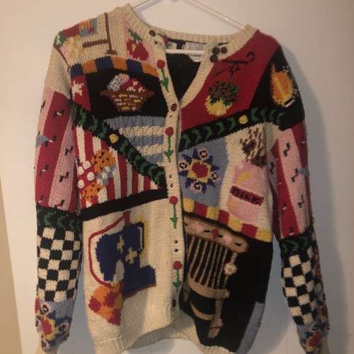 vintage Christmas Knit Sweater 