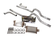 Dual Exhaust Kit 3" MagnaFlow Stainless Side Exit Fits 80 to 86 Ford F-Series