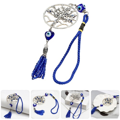Tree of Life Keychain Evil Eye Aesthetic Phone Charm Pendant Decor - 第 9/12 張圖片
