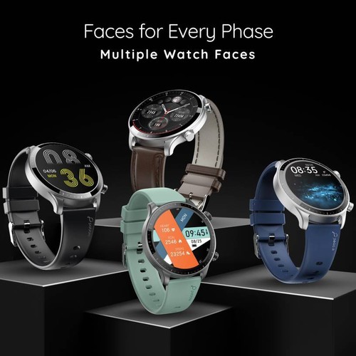 Pebble Cosmos Luxe 3 "1.43-Display BT Calling 300mAh Smartwatch Free Size - Picture 2 of 12
